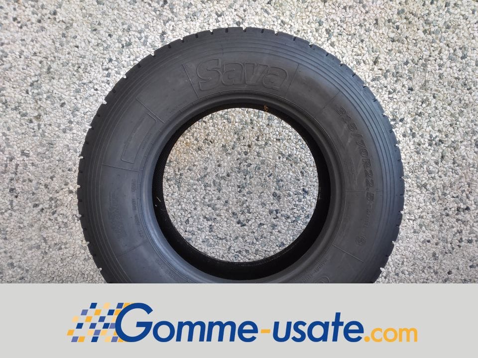 Thumb Sava Gomme Usate Sava 315/70 R22.5 154/150L Orjak 4 M+S (9.26mm) Riscolpite pneumatici usati Estivo_1